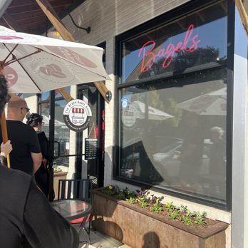 The Bronx Bagel Buggy - Line out the door! - Bagels Near Me - Chamblee, Georgia