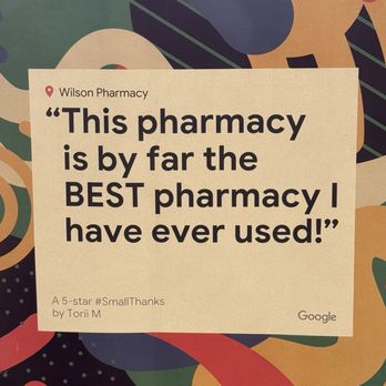 Wilson Pharmacy - Speaks for itself - Drugstores Near Me - Midwest City, Oklahoma Wilson Pharmacy - Speaks for itself - Drugstores Near Me - Midwest City, Oklahoma