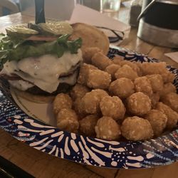 Outlaw Bar & Grill - Dbl bacon cheese and tots