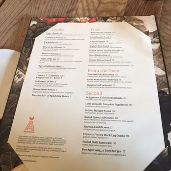 Agricola Eatery - Menu from November 20, 2018 - New American Near Me - Princeton, New Jersey Agricola Eatery - Menu from November 20, 2018 - New American Near Me - Princeton, New Jersey