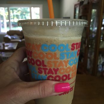 Dunkin' Donuts -  hand holding a drink - Coffee & Tea Near Me - Hawley, Pennsylvania