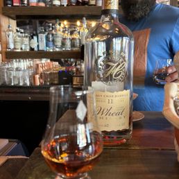 Great whiskey selection.  Really enjoying the Parker Heritage.