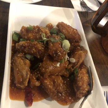 Monkey King Pub & Grub - Korean spicy sauce wings (lol compare my lame pic compared to my friend David's) - Asian Fusion Near Me - Alameda, California Monkey King Pub & Grub - Korean spicy sauce wings (lol compare my lame pic compared to my friend David's) - Asian Fusion Near Me - Alameda, California