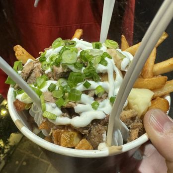Blue Mountain Resort - 2025-02-23. Mile High Poutine. Blue Mountain Village. Beef Brisket Poutine. 4 stars - Ski Resorts Near Me - Blue Mountains, Ontario