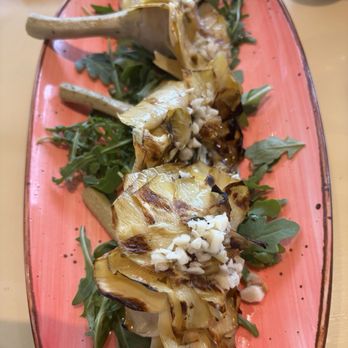 Amuri - Artichoke appetizer. Tasty white wine and garlic sauce but a bit firm. - Italian Near Me - San Diego, California Amuri - Artichoke appetizer. Tasty white wine and garlic sauce but a bit firm. - Italian Near Me - San Diego, California