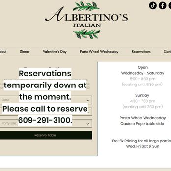 Albertino's Italian - Seafood Near Me - Collingswood, New Jersey Albertino's Italian - Seafood Near Me - Collingswood, New Jersey