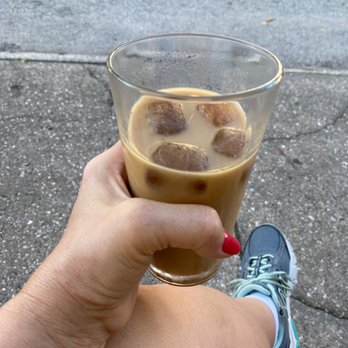 The Blue Hen Cafe - Delicious ice coffee $3.50 - Southern Near Me - Saint Augustine, Florida