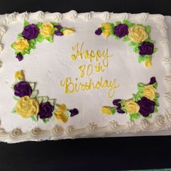Scent From Heaven Bakery - Mother's 80th birthday cake