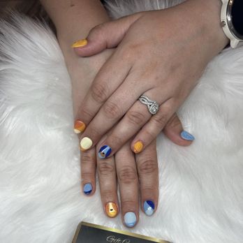 New Berlin Nails - Bluey themed nails. - Nail Salons Near Me - New Berlin, Wisconsin