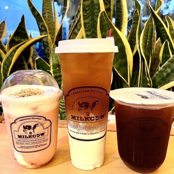 Sweet Cow Cafe - Mochi Strawberry Milk Tea, Ice cream Fruit Tea, Ice Americano - Ice Cream & Frozen Yogurt Near Me - Pasadena, California