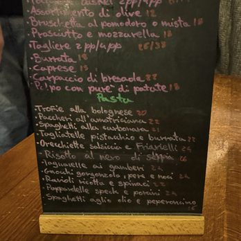 Il Vicolo - Menu (some intend change day to day) - Italian Near Me - Amsterdam, New Hampshire