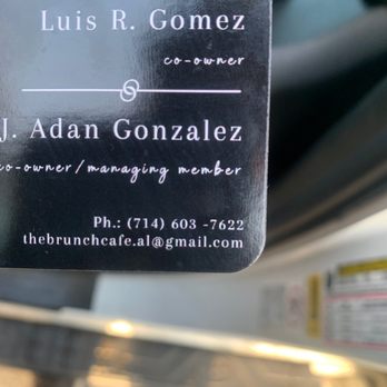 The Brunch Cafe - That's their phone # it's not online yet - Cafes Near Me - Anaheim, California