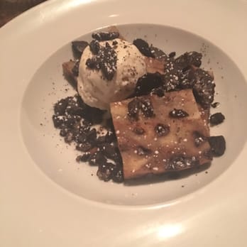 The Arlington - Bread pudding w/ crushed Oreos & banana ice cream - New American Near Me - Ship Bottom, New Jersey The Arlington - Bread pudding w/ crushed Oreos & banana ice cream - New American Near Me - Ship Bottom, New Jersey
