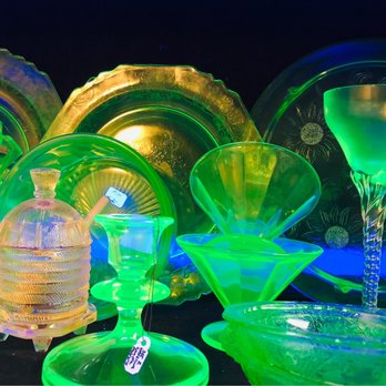 Fine Lion Antiques - Uranium glass - Antiques Near Me - Cooper City, Florida Fine Lion Antiques - Uranium glass - Antiques Near Me - Cooper City, Florida
