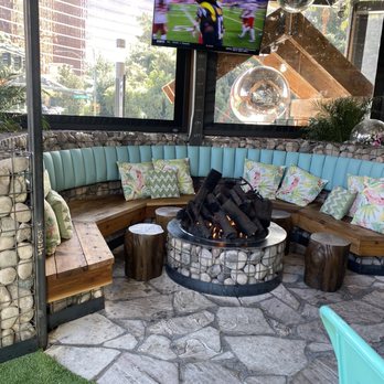 Happy Camper - Seating in restaurant. - Pizza Near Me - Las Vegas, Nevada Happy Camper - Seating in restaurant. - Pizza Near Me - Las Vegas, Nevada