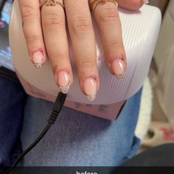 Tommy Nails - My nails that the woman did at Tommy's nails.