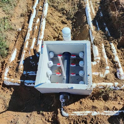 system install - This was a 1280 foot add on to an existing 1200-foot system, 2 pumps alternating between the systems system install - This was a 1280 foot add on to an existing 1200-foot system, 2 pumps alternating between the systems