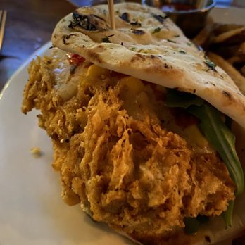 The Hutton - Fried Chicken Naan Sandwich - New American Near Me - Jersey City, New Jersey