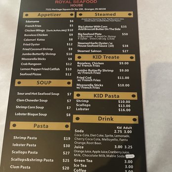 Royal Seafood House - Menu - Seafood Near Me - Granger, Indiana Royal Seafood House - Menu - Seafood Near Me - Granger, Indiana