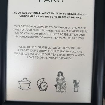 PARU - PARU only sells teas & merchandise and as of 08/2017 and now still no longer prepares drinks, so you can't taste it :( - Tea Rooms Near Me - San Diego, California PARU - PARU only sells teas & merchandise and as of 08/2017 and now still no longer prepares drinks, so you can't taste it :( - Tea Rooms Near Me - San Diego, California