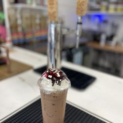 Birchin Lane Coffee Company - Chocolate raspberry truffle iced latte yummmm