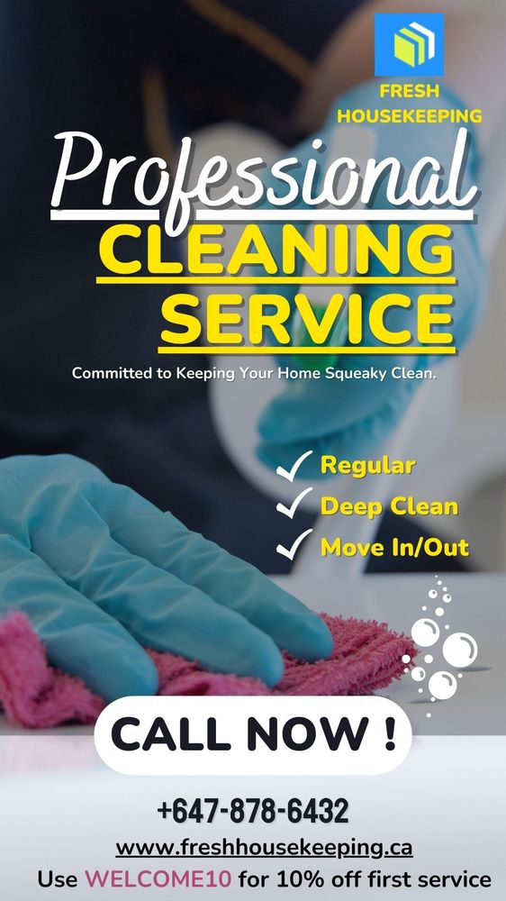 FRESH HOUSEKEEPING Updated July 2024 Request a Quote 14 Photos