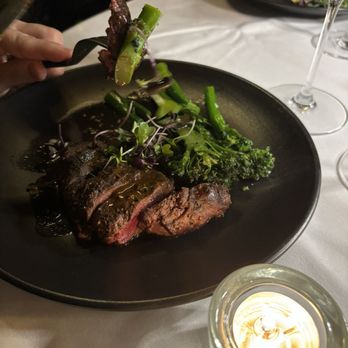 The Lab at Armen's Barrels - Elk with Broccolini - New American Near Me - Washington, Pennsylvania
