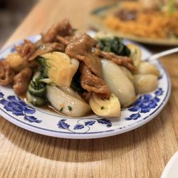 Bok choy beef.