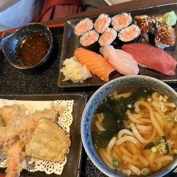 Hachikawa Sushi - Hachikawa Special Dinner (Sushi, Shrimp & Vegetable Tempura, Plain Udon) - Japanese Near Me - Queens, New York Hachikawa Sushi - Hachikawa Special Dinner (Sushi, Shrimp & Vegetable Tempura, Plain Udon) - Japanese Near Me - Queens, New York