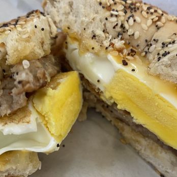 Coal Train Coffee Depot - Bagel sandwich with sausage - Coffee & Tea Near Me - Rock Springs, Wyoming Coal Train Coffee Depot - Bagel sandwich with sausage - Coffee & Tea Near Me - Rock Springs, Wyoming