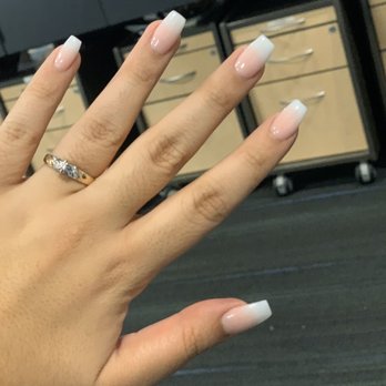 Queen's Nails and Spa - Pink and white ombré set - Nail Salons Near Me - Concord, California Queen's Nails and Spa - Pink and white ombré set - Nail Salons Near Me - Concord, California
