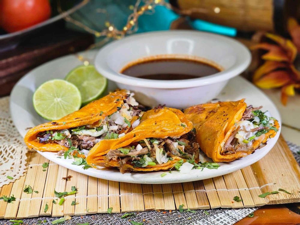 Food from Don Juan Taqueria