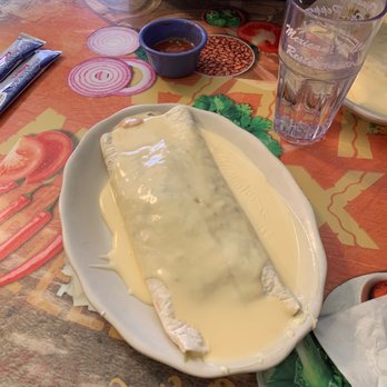 Mexican Villa - San Jose covered in cheese sauce!  Oh yeah!  Same great flavor I remember from childhood! - Mexican Near Me - Springfield, Missouri