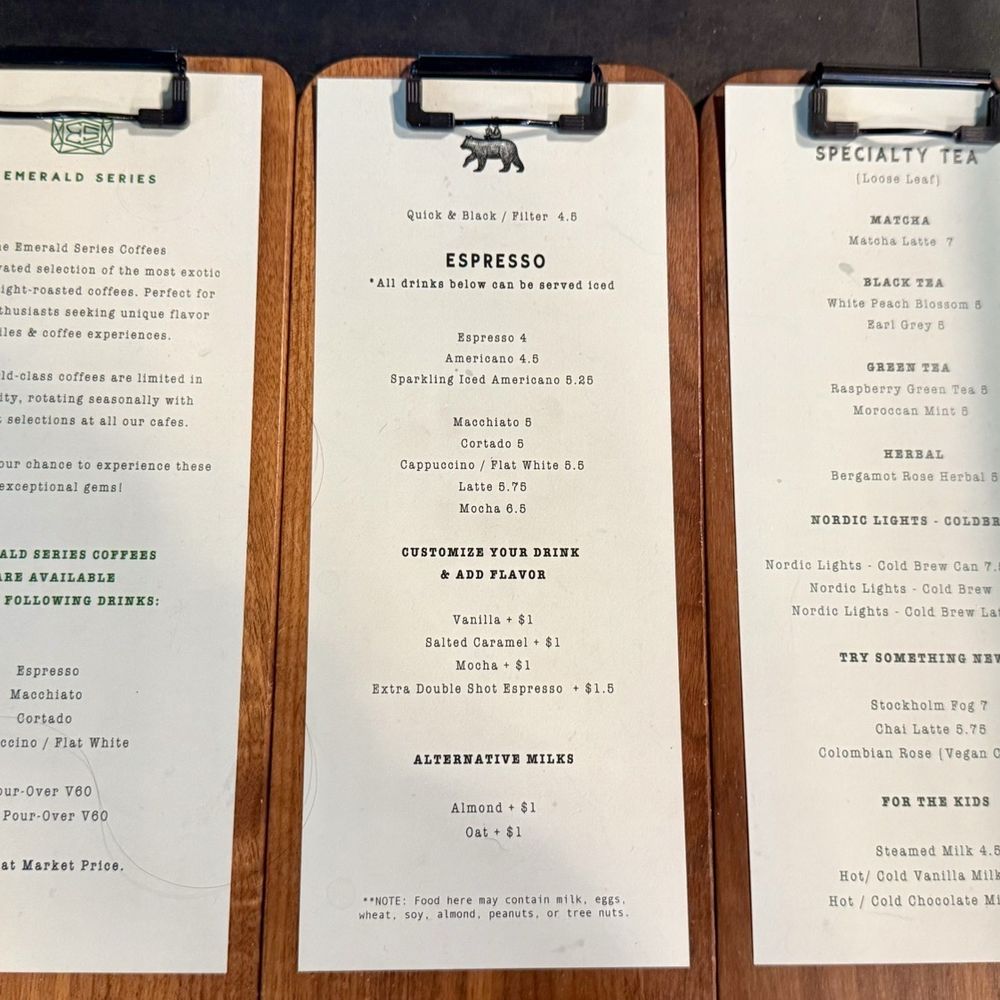 The Boy & The Bear - Menu - Coffee & Tea Near Me - Pasadena, California The Boy & The Bear - Menu - Coffee & Tea Near Me - Pasadena, California