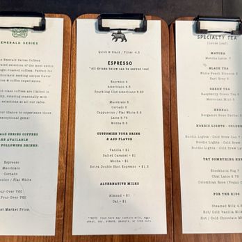 The Boy & The Bear - Menu - Coffee & Tea Near Me - Pasadena, California