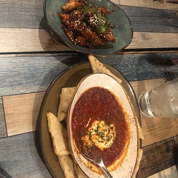 Sixty Six Acres - Korean chicken bites and the goat cheese dip - Cocktail Bars Near Me - Albuquerque, New Mexico Sixty Six Acres - Korean chicken bites and the goat cheese dip - Cocktail Bars Near Me - Albuquerque, New Mexico