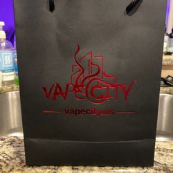 Vape City - Product I purchased inside bag.