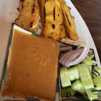 Sri Thai - Satay #2. Chicken Peanut Sauce Plate - Thai Near Me - Dublin, California