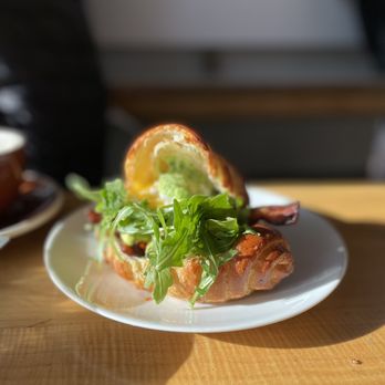 The Sparrow Bakery - Bacon Breakfast Sando - Coffee & Tea Near Me - Bend, Oregon