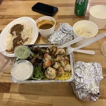 ADYA - $35 for this? Also the chicken was only about 6 pieces, I had started to dice one before taking the photo. - Indian Near Me - Anaheim, California ADYA - $35 for this? Also the chicken was only about 6 pieces, I had started to dice one before taking the photo. - Indian Near Me - Anaheim, California