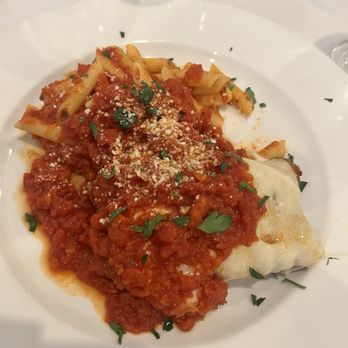 Villa Barone - Chicken Parmigiana (pena pasta) - Italian Near Me - Collingswood, New Jersey Villa Barone - Chicken Parmigiana (pena pasta) - Italian Near Me - Collingswood, New Jersey