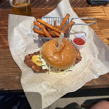 Nook - Spicy Fried Chicken Sandwich - Bars Near Me - Santa Barbara, California Nook - Spicy Fried Chicken Sandwich - Bars Near Me - Santa Barbara, California