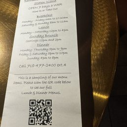 Menu Menu