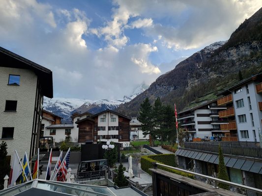 Photo of Best Western Alpen Resort Hotel - Zermatt, VS, CH. Taken fun the entrance of the hotel