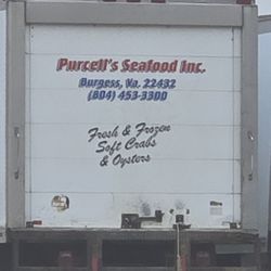 Purcell's Seafood - Distribution truck