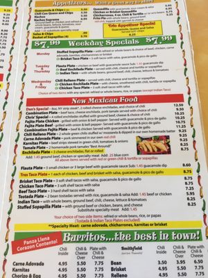 Menu photo 2 Garcia's Kitchen Albuquerque, NM