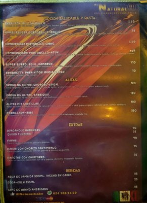 Menu photo 1 Al Natural Cabo San Lucas, BCS