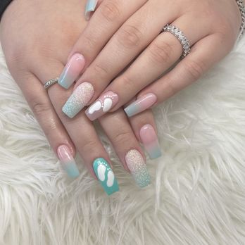 Jennie's Nails - Thank you Jennie's for the perfect gender reveal set! I am always happy with her work - Nail Salons Near Me - San Bruno, California Jennie's Nails - Thank you Jennie's for the perfect gender reveal set! I am always happy with her work - Nail Salons Near Me - San Bruno, California