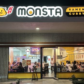 Monsta Ramen - Their motto is "Scary good prices & quality" - Japanese Curry Near Me - San Diego, California Monsta Ramen - Their motto is "Scary good prices & quality" - Japanese Curry Near Me - San Diego, California