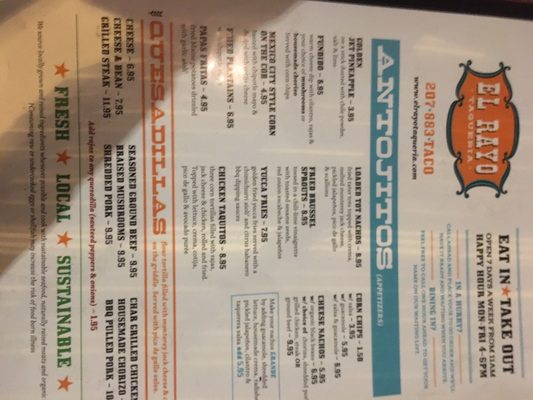 Menu photo 3 El Rayo Taqueria Scarborough, ME Menu photo 3 El Rayo Taqueria Scarborough, ME
